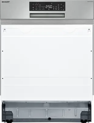 Produktbild von Sharp Geschirrspüler 60 cm teilintegriert | Spülmaschine | 14 Maßgedecke | 8 Programme | leise 44 dB