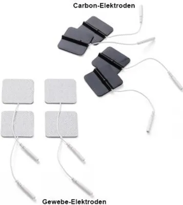 Imagen del producto de Electrodos de carbono Promed, tipo Dauerelektroden, de 40x40 mm
