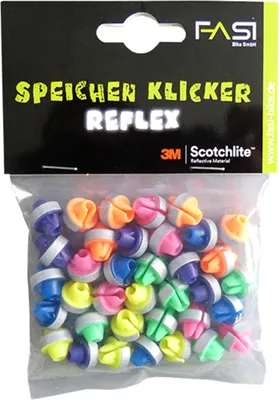 Image de Fasi réflecteurs pour rayons Reflex, 36 pièces, réflecteurs colorés pour rayons avec 3M Scotc...
