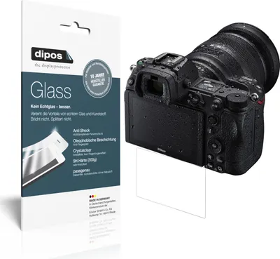 Obrázok produktu pre 1x ochranná fólia pre Nikon Z6 II - Anti-Shock 9H Film dipos Glass Plastic Glass