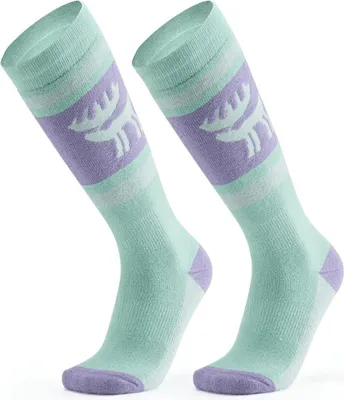 Obrázok produktu pre Lyžiarske ponožky Qunature 037202, veľkosť 43-48 (L/XL) - fialovo-zelené