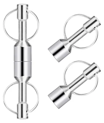 Produktbild von magnetische Schlüsselanhänger mit Schnellverschluss und Schlüsselring.