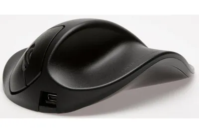 Zdjęcie produktu dla Hippus HandShoeMouse Right Small – mysz pionowa – dla osób praworęcznych – laserowa – 3 przyciski – bezprzewodowa – bezprzewodowy odbiornik (USB)
