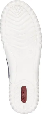 Produktbild von Rieker Damen Sneaker Leder Reißverschluss leicht bequem rutschfest weich N0900, Größe:40 EU, Farbe:Blau