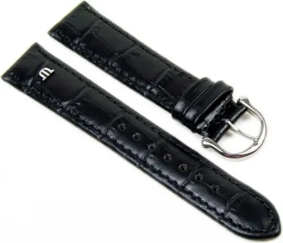 Produktbild von Maurice Lacroix  XL Ersatzband | Kalbsleder-Louisiana, schwarz 20835S, Stegbreite:15mm