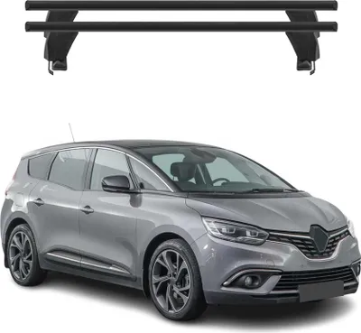 Obrázek produktu pro Střešní nosič Menabo pro Renault Grand Scenic mk4 2017-2022 50 kg hliník černý 2x