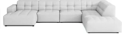 Produktbild von Emoebel24 Ecksofa U-form rechts 364x262x70 cm modular Sofa Bergi Hellgrau