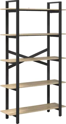 Immagine prodotto di vidaXL Libreria rovere Sonoma 100 x 33,5 x 178 cm Materiale a base di legno