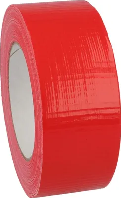 Produktbild von tecuro Gewebeband 518, 140 my, PE-beschichtetes Gewebe, rot 48 mm x 50 m