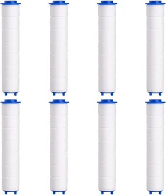 Obrázek produktu pro Filtry do sprchových hlavic, 8 ks odnímatelných filtrů proti vodnímu kameni z PP bavlny pro sprchové hlavice (95 mm)