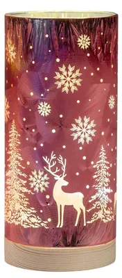 Produktbild von formano LED Deko Licht Weihnachten 20cm Wild-Berry Timer 6h/18h Weihnachten