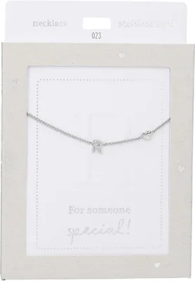 Produktbild von Depesche Halskette Heart of Gold silberfarben mit Buchstabe R