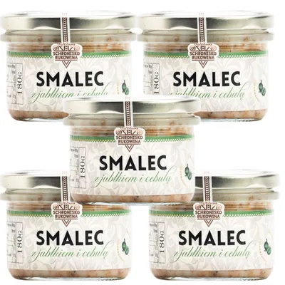 Image de Saindoux aux pommes et à l'oignon 180 g Schronisko Bukowina Naturel Traditionnel