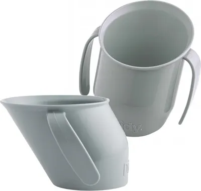 Image de Doidy Cup Gobelet pour bébé Gobelet pour enfant Gris