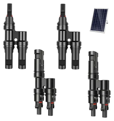 Solar Y-Stecker 50 A, 2 Paar, PV-Verteiler, IP67, PPO