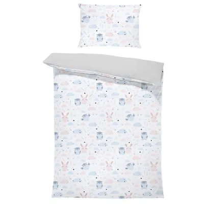 Produktbild von Baby Bettwäsche set 90 x 120 cm - Set Kinderbettwäsche Kissen 40x60 und Bettdecke Zufälligen Variante