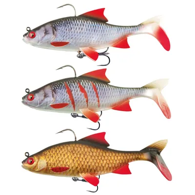 Produktbild von Fox Rage Replicant Realistic Roach - Gummifisch, Farbe:super hot roach, Länge / Gewicht:18cm - 85g