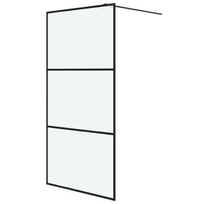 Obrázok produktu pre vidaXL Sprchová zástena pre sprchovací kút čierna 100x195 cm matná ESG