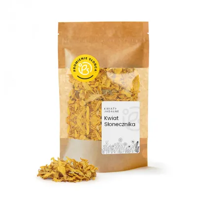 Zdjęcie produktu dla Kwiaty Jadalne: Kwiat Słonecznika 20 g