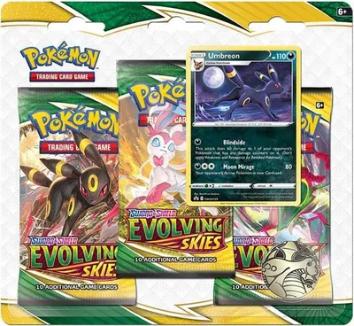 Immagine prodotto di Pokemon Evolving Skies: Eiscue 3-Pack Blister