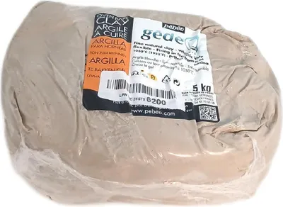 Produktbild von Pebeo 766303 Modelliermasse Ton Gebrochenes Weiß 5kg 5000 Painting Arts, Crafts