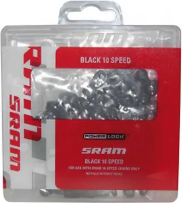 Image de Sram CN PowerLock Black Chain Clutch - 1 paire, non emballé (10s)