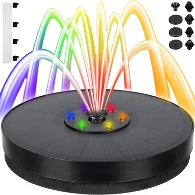 Obrázek produktu pro Gardlov 18923 Solární fontána k zahradnímu jezírku 180L/H, RGB