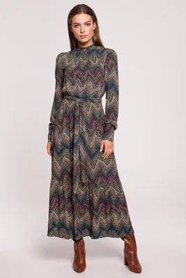 Produktbild von Stylove Maxikleid für Frauen Dechtendrie S291 dunkelbraun M