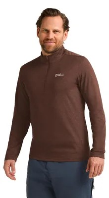 Productafbeelding van Jack Wolfskin heren wandelshirt Sky Thermal Hz M, kleur: Hot Choc, maat: L (EU)