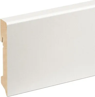 Produktbild von Sockelleiste "Gabiano" 16 x 90 mm weiß foliert