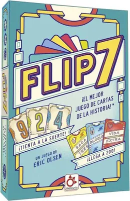 Produktbild von Mercurio Flip 7 Kartenspiel Blau  Blau One Size