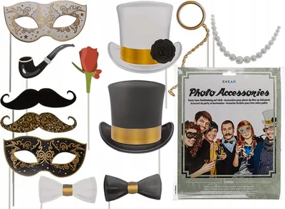 Produktbild von Foto-Requisiten, Fotokabine, Foto-Set, Gadgets, Zubehör, Geburtstagsparty