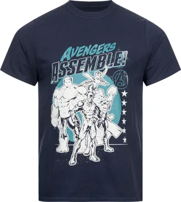 Produktbild von M|Avengers Marvel Team Herren T-Shirt FBMTS649NVY