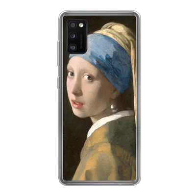 Produktbild von MuchoWow® Handyhülle Schutzhülle Hülle für Samsung Galaxy A41 Das Mädchen mit dem Perlenohrring - Gemälde von Johannes Vermeer Silikon Softcase Handy Hülle - Mobiltelefon
