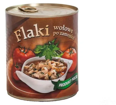 Zdjęcie produktu dla Flaki wołowe po zamojsku 800g MK