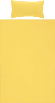 Produktbild von Erwin Müller Bettwäsche Rosenheim" gelb 1x 135x200 cm + 1x 40x80 cm"