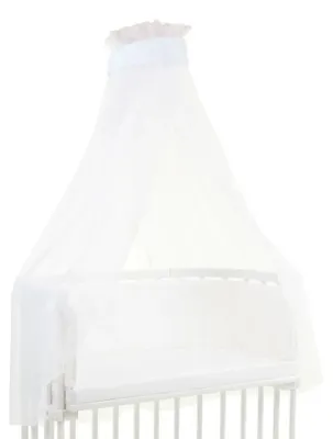 Produktbild von babybay Himmel Waffelpiqué mit Band passend für alle Modelle bis 96 cm Länge, weiß