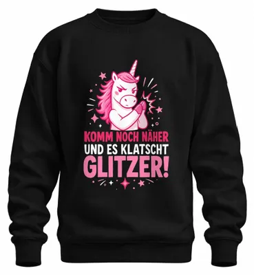 Imagen del producto de Camiseta de punto con estampado brillante y mensaje sarcástico, color , talla S