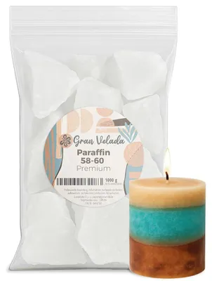 Produktbild von Gran Velada - Paraffinwachs für Kerzen Premium 58-60 °C 5 kg