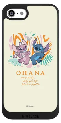Produktbild von NIVOCASE Handyhülle für Apple iPhone SE (2020) Hülle NIVOpure Case Schwarz Disney Offizielles Lizenzprodukt Lilo & Stitch