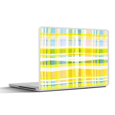 Produktbild von MuchoWow® Laptop Aufkleber Sticker Cover Gelb - Muster - Sommer 30x21 cm - Sticker für Laptop - Selbstklebend