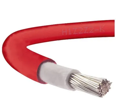 Obrázek produktu pro Solární kabel FVE H1Z2Z2-K 4mm2, červený 50m, 1500V