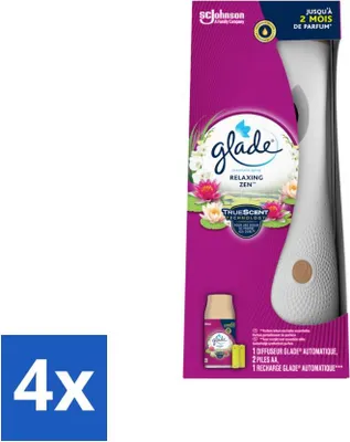 Obrázek produktu pro Glade - Automatický sprej - Relaxing Zen - 269 ml - Cenově výhodné balení - 4 kusy