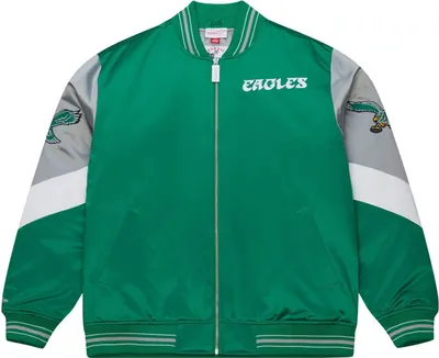 Produktbild von M&N Heavyweight Satin Jacke NFL Philadelphia Eagles - M