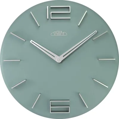 Produktbild von MPM-Quality Wanduhr Pastel rund Ø 300 mm Kunststoff Hellgrün/Grün