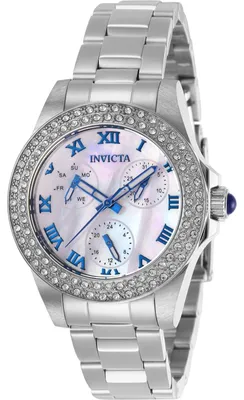 Obrázek produktu pro Invicta Angel 28479 dámské hodinky - Quartz strojek - Nerezová ocel s perleťovým ciferníkem - 34 mm
