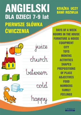 Zdjęcie produktu dla Angielski dla dzieci 7-9 lat. Pierwsze słówka. Ćwiczenia