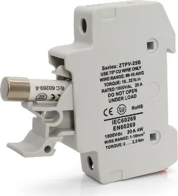 Produktbild von Hochleistungs 1000Vdc25/30/32A Solare Photovoltaik Spezial DC Sicherungsrohr 32A/1000Vdc