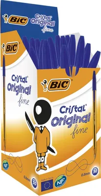 Image de BIC 872730 stylo à bille Bleu Fin 50 pièce(s)
