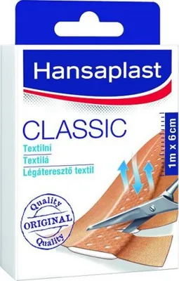 Zdjęcie produktu dla Plaster opatrunkowy bawełniany Classic, 1 m x 6 cm